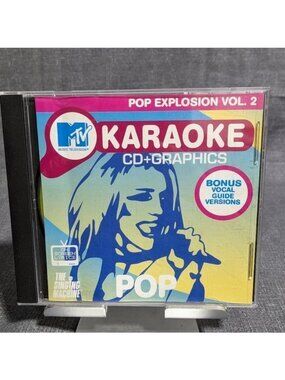 MTV Pop Explosion Vol 2 Karaoke CD Graphics 2002 Edition By The Singing Machine